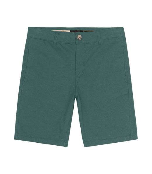 Bermuda Masculina Com Bolsos Sarja Diametro Verde