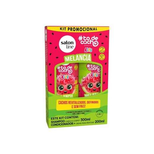 Image_Kit Shampoo e Condicionador Salon Line Todecacho Melancia 300ml e 200ml