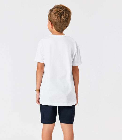 Bermuda Menino Linho Trick Nick Azul