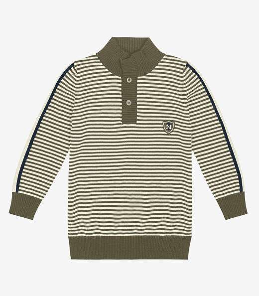 Image_Suéter Infantil Masculino Em Tricot Trick Nick Verde