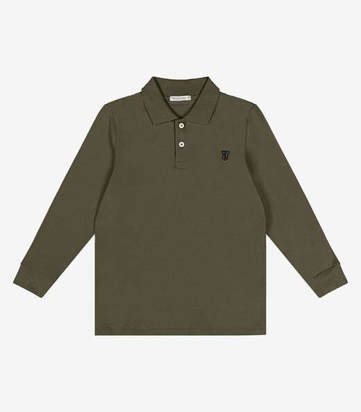 Image_Polo Infantil Masculino Manga Longa Trick Nick Verde