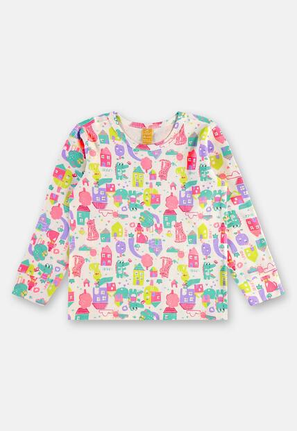 Pijama Longo Infantil Unissex Suedine Up Baby