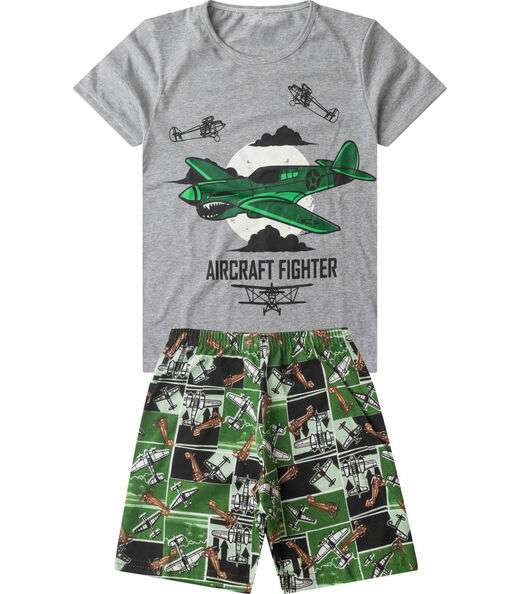 Image_Pijama Infantil Menino Brilha No Escuro Select Cinza