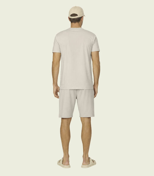 Bermuda Masculina Piquet Verona Diametro Bege