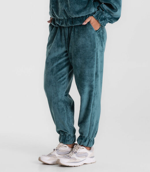 Conjunto Blusão Com Calça Endless Plush Feminina Verde