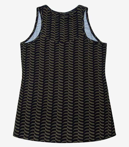 Regata Feminina Estampada Select Verde