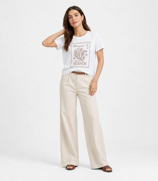 Blusa Feminina Molicotton Viscose Infinita Cor Branco