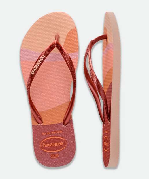 Chinelo Havaianas Feminino Slim Palette Glow
