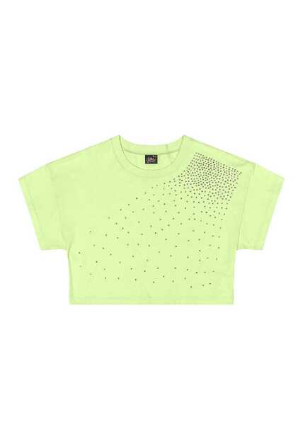 Conjunto com Blusa e Short com Strass Gloss