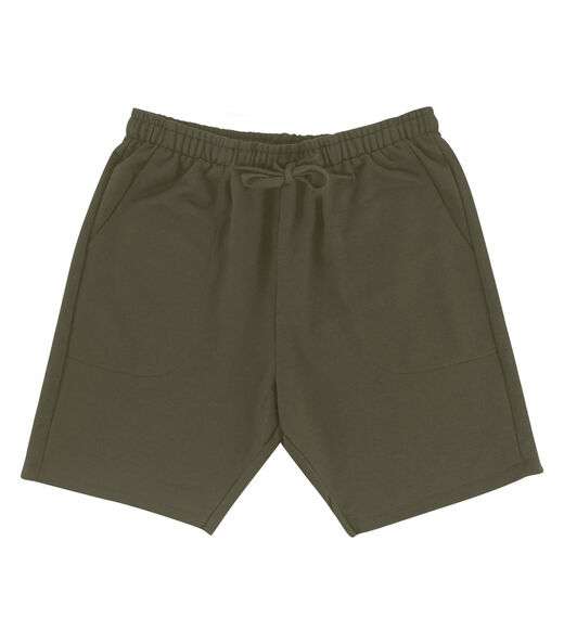 Bermuda Masculina Plus Size Moletom Diametro Verde