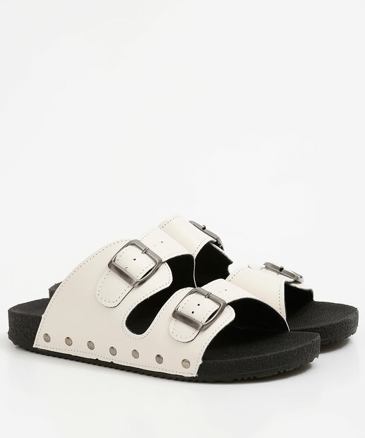 Rasteirinha Feminina Birken Fivelas Marisa