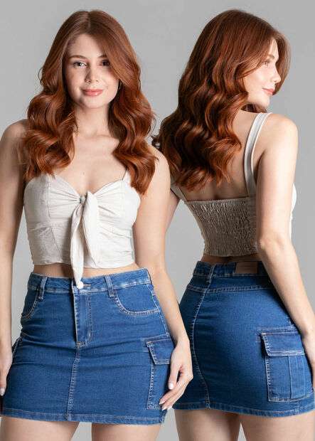 Saia Jeans Sawary Cargo - 278461