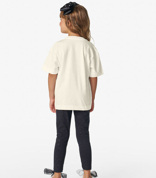 Legging Infantil Cotton Glitter Trick Nick Preto