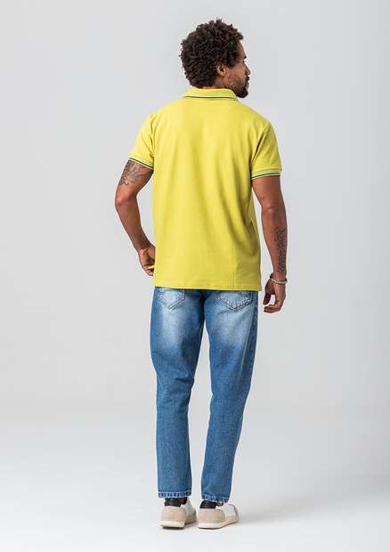 Camiseta Polo Rock e Soda Masculina