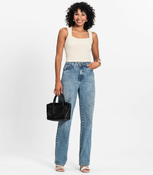 Cropped Feminino Select Bege