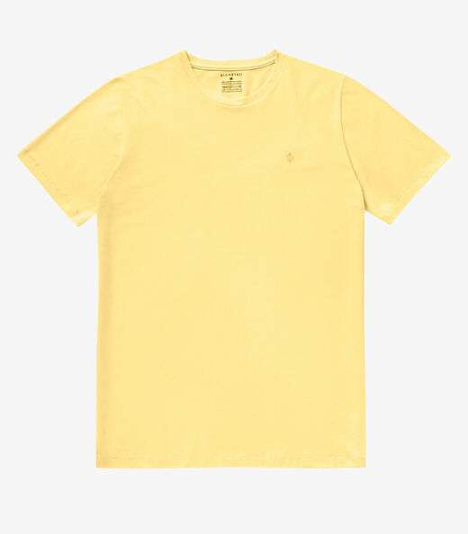 Camiseta Masculina Basica Diametro Amarelo