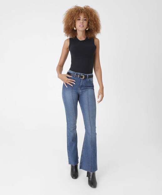 Blusa Regata Feminina Canelada Marisa