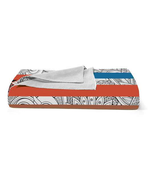 Colcha Allegro Casal Teka Laranja