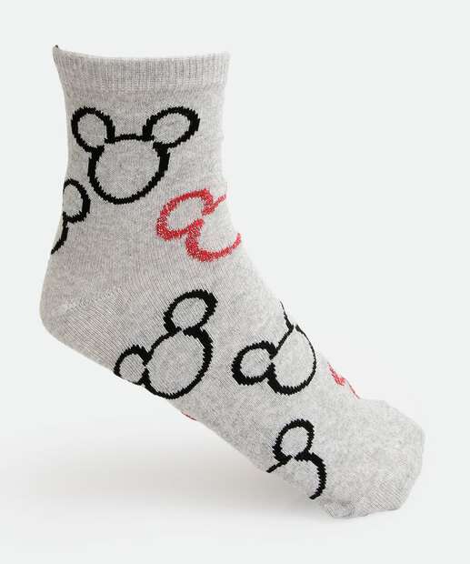 Kit 2 Pares Meias Feminina Disney