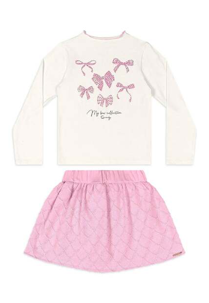 Conjunto Blusa Saia-Short Quimby