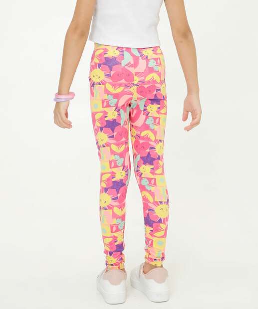 Calça Infantil Legging Estampada Marisa Tam 4 a 10