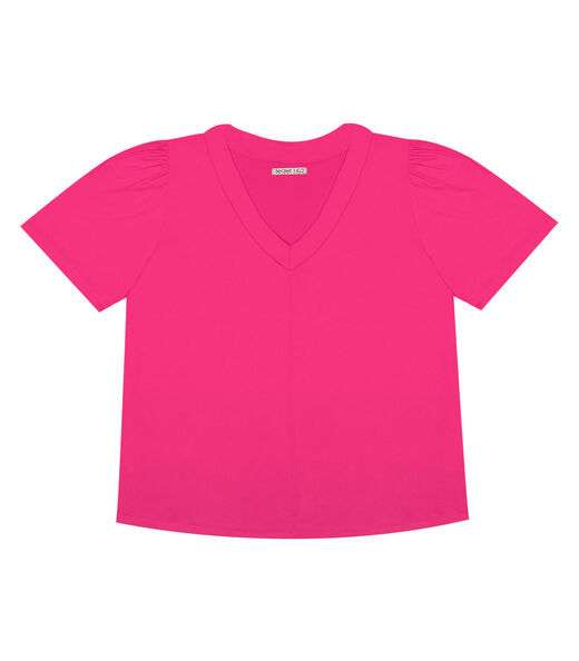 Blusa Feminina Plus Size Em Malha Soft Secret Glam Rosa