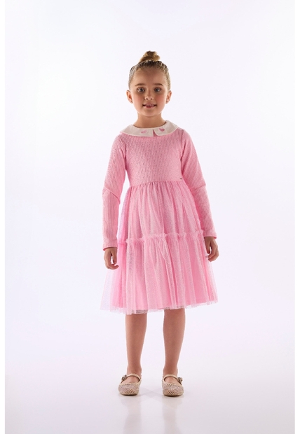 Vestido Ribana Saia Tule Quimby
