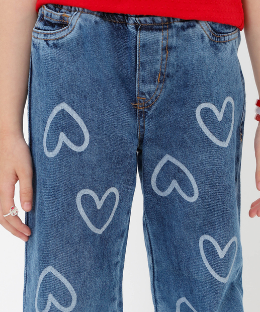 Calça Jeans Infantil Marisa Tam 4 a 10