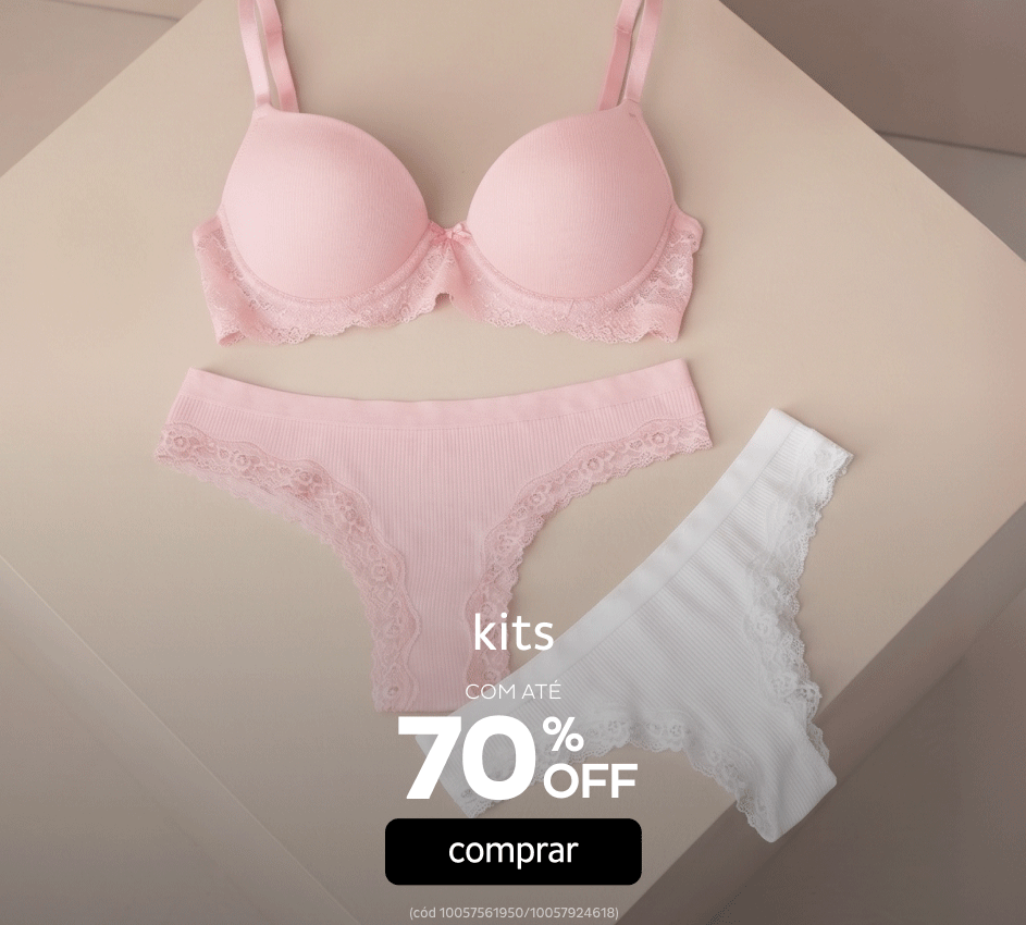 Kits até 70% OFF