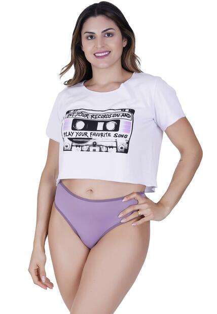 Calcinha Ternura Microfibra Concept Lingerie Roxo