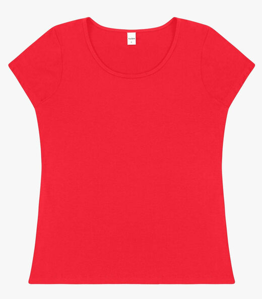 Image_Blusa Feminina Viscotorcion Básica Rovitex Vermelho