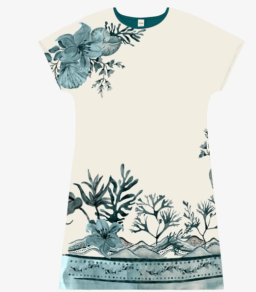 Vestido Feminino Curto Viscotorcion Rovitex Verde