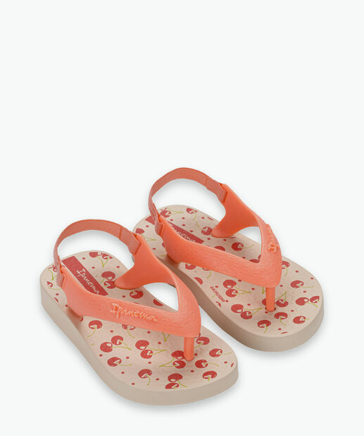 Chinelo Infantil Baby Cereja Ipanema 25431 Bege