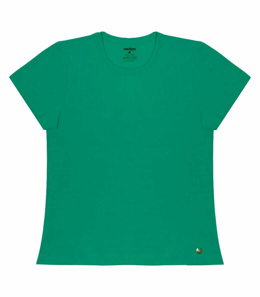 Blusa Feminina Cotton Leve Básica Rovitex Verde