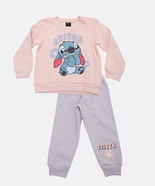 Image_Conjunto Moletom Infantil Stitch Tam 1 a 3 Rosa