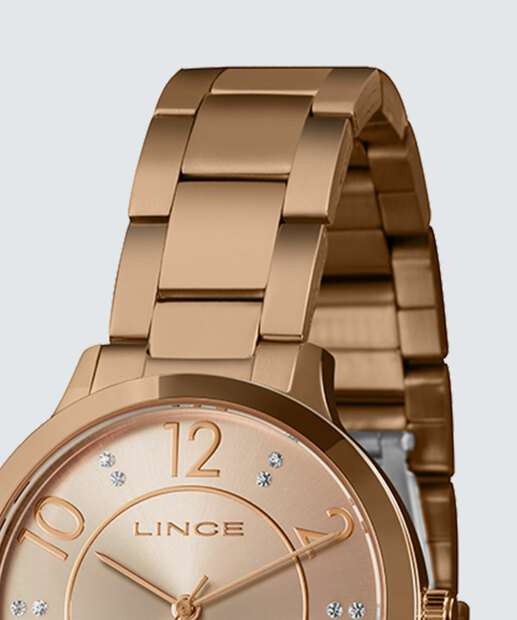Kit Relógio Feminino Strass Lince LRR4738L38KBOER2RX