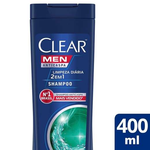 Image_Shampoo Clear Men 2x1 Anticaspa Limpeza Dia 400ml