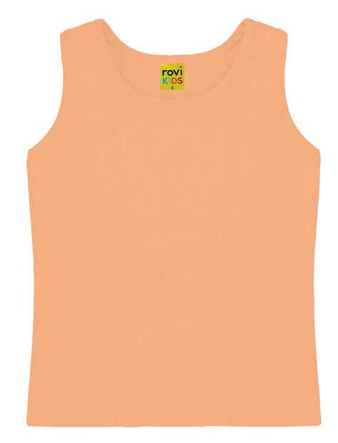 Regata Básica Infantil Feminina Rovi Kids Laranja