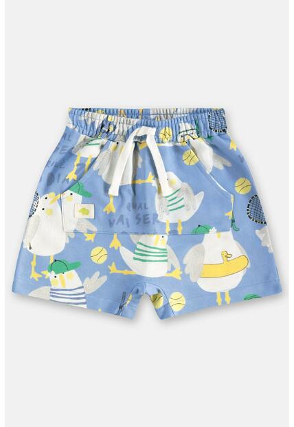 Conjunto Menino Camiseta e Short Três e Já