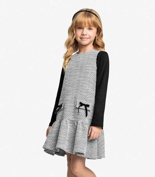 Image_Conjunto Vestido Com Blusa Trick Nick Preto