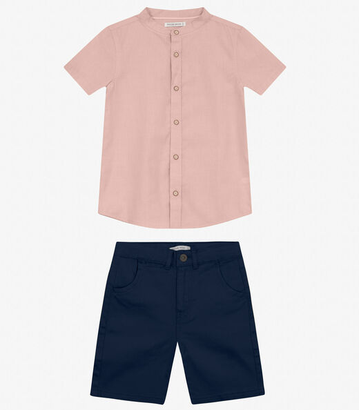 Image_Conjunto Camisa com Bermuda Trick Nick Rosa