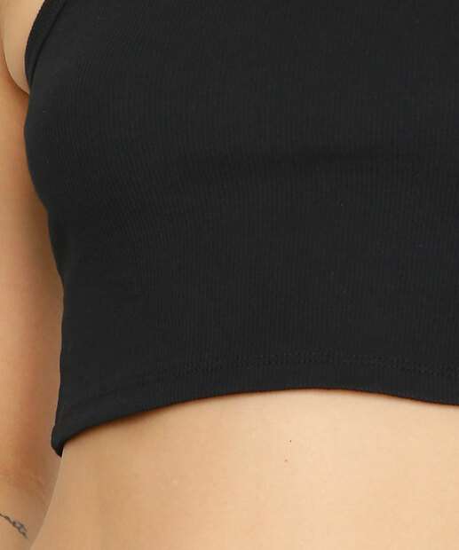 Blusa Cropped Feminina Sem Manga Marisa