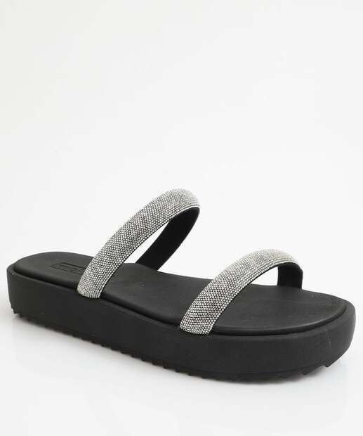 Image_Tamanco Feminino Flatform Tiras Moleca Preto