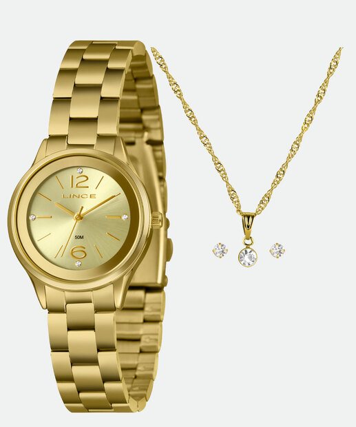 Image_Kit Relógio Feminino Lince LRGH003L30 KAFJC2KX Dourado
