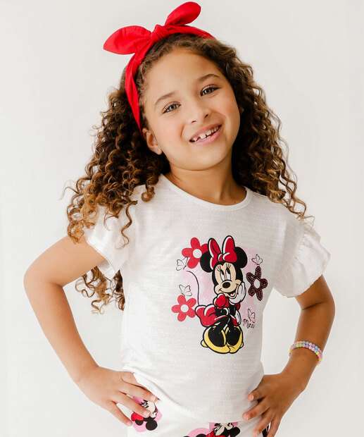 Image_Camiseta Infantil Minnie Tam 4 a 10
