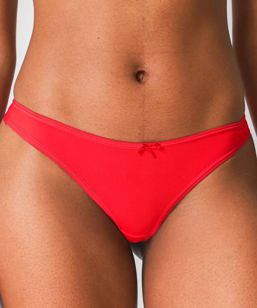 Kit 2 Calcinhas Fio Dental Marisa Vermelho