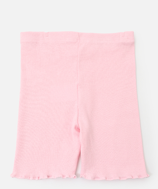 Conjunto Infantil Estampa Coelhos Tam 1 a 3 Rosa