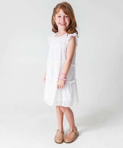 Image_Vestido Infantil Plumette Marisa Tam 4 a 10 Off White
