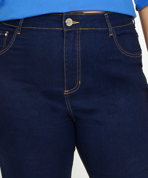 Calça Plus Size Feminina Jeans Flare Marisa