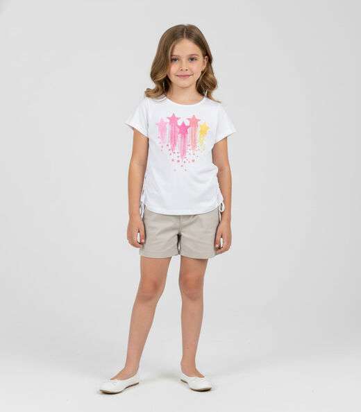Image_Conjunto Infantil Blusa Com Shorts Rovi Kids Marrom